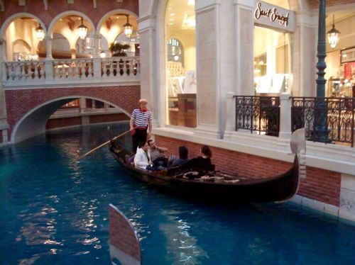 Gondola Ride on Grand Canal in Venetian - Las Vegas
